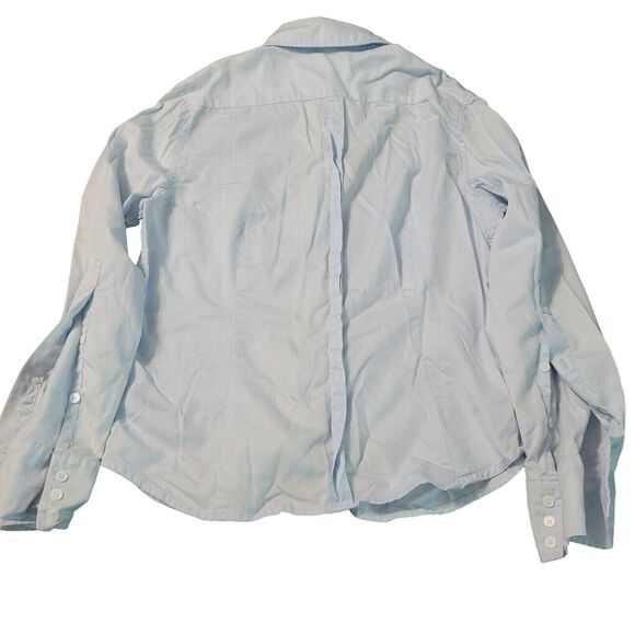 Jacob Mens Button Up Dress Shirt Blue Size XL 100% Cotton Long Sleeve Collar - Picture 2 of 12